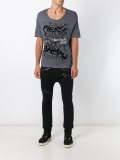 graffiti logo print T-shirt