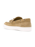 lace-up detail boat shoes