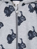 bunny print hoodie 