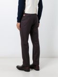 tapered pleat detail trousers