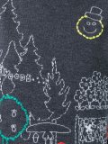 'landscape' embroidery pullover