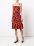 floral print flared dress