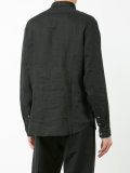 slim fit chest pocket shirt