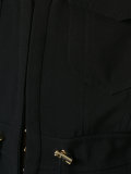 v-neck fitted jacket