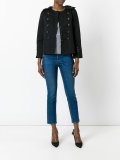 double-breasted military jacket