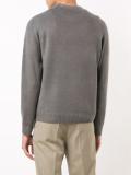 ribbed trim jumper