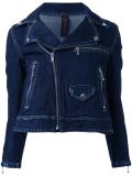 denim biker jacket