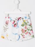 floral print shorts