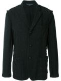 exposed seam blazer