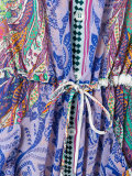 multi-print shirt maxi dress