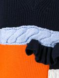 patchwork knitted tunic