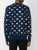 blazon print sweatshirt