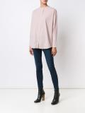 band collar shirt 