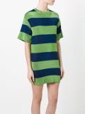 striped T-shirt dress