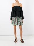 smocked waist skirt