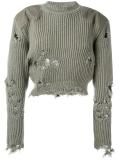destroyed cropped jumper 