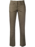 flared cropped trousers