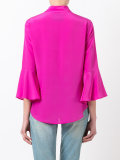 fluted sleeve blouse