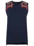 embroidered tank top