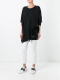 asymmetric hem sweatshirt 