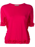 ruched trim T-shirt 
