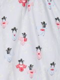 Geisha print dress