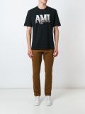 front logo print T-shirt