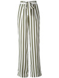 stripe high waist trousers
