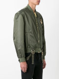 strap detail bomber jacket 