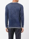 printed crew neck jumper