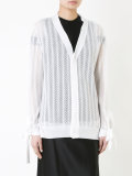crochet bow cardigan 