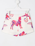animal print shorts 