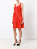 sheer shift dress