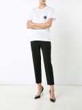 embroidered flower T-shirt 