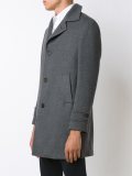 buttoned coat
