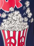 popcorn print T-shirt