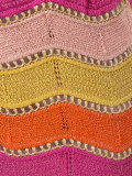 zig zag flared trousers