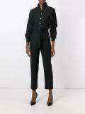 high neck belted jumpsuit