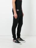 logo patch track pants