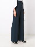 high-rise straight trousers