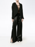 half thrown tailored jacket