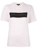 violator print T-shirt