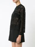 front placket lace blouse