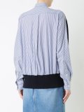 pinstripe insert sweatshrit
