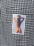 checked trousers