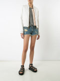 denim shorts