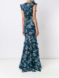 floral print gown