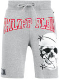 skull print bermuda shorts