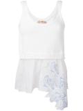 lace detail tank
