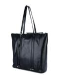 ribbed detailing shopping bag